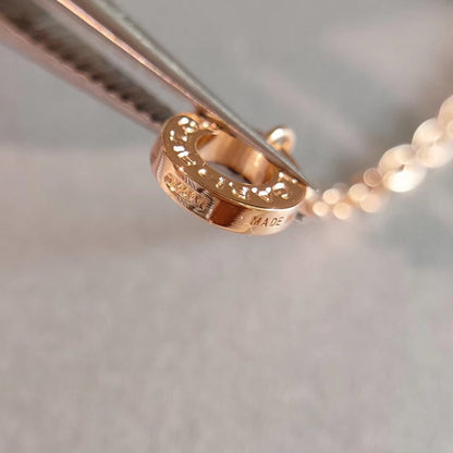 [Vellora Opalyn]ZERO 1 NECKLACE PINK GOLD