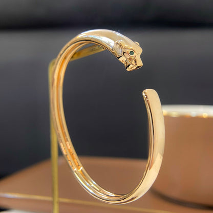 [Vellora Opalyn]PANTHERE GOLD OPEN BRACELET