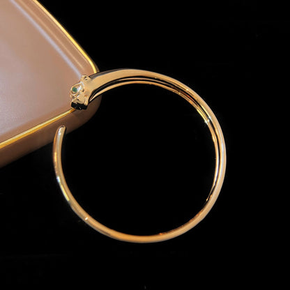 [Vellora Opalyn]PANTHERE GOLD OPEN BRACELET