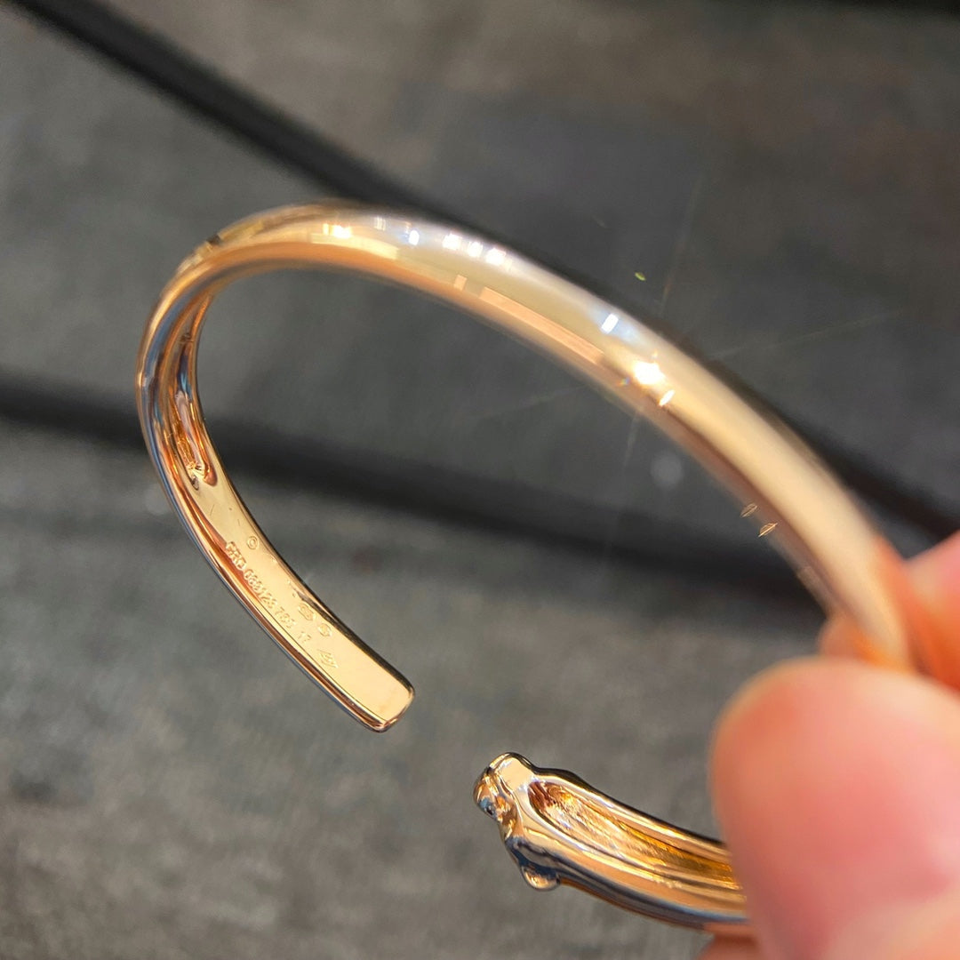[Vellora Opalyn]PANTHERE GOLD OPEN BRACELET