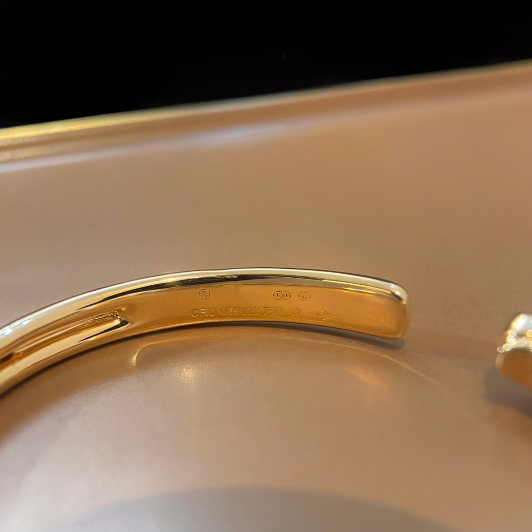 [Vellora Opalyn]PANTHERE GOLD OPEN BRACELET