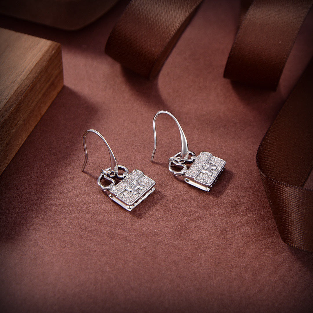 [Vellora Opalyn]KELLY DIAMOND EARRINGS