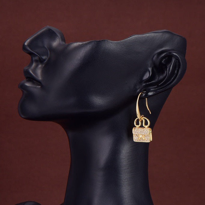[Vellora Opalyn]KELLY DIAMOND EARRINGS