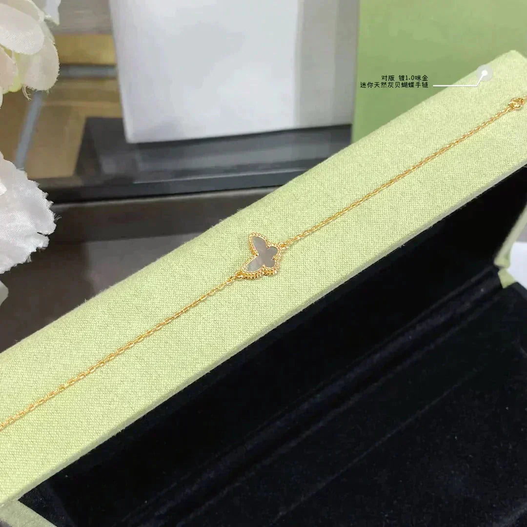 [Vellora Opalyn]BUTTERFLY DARK MOP BUTTERFLY BRACELET