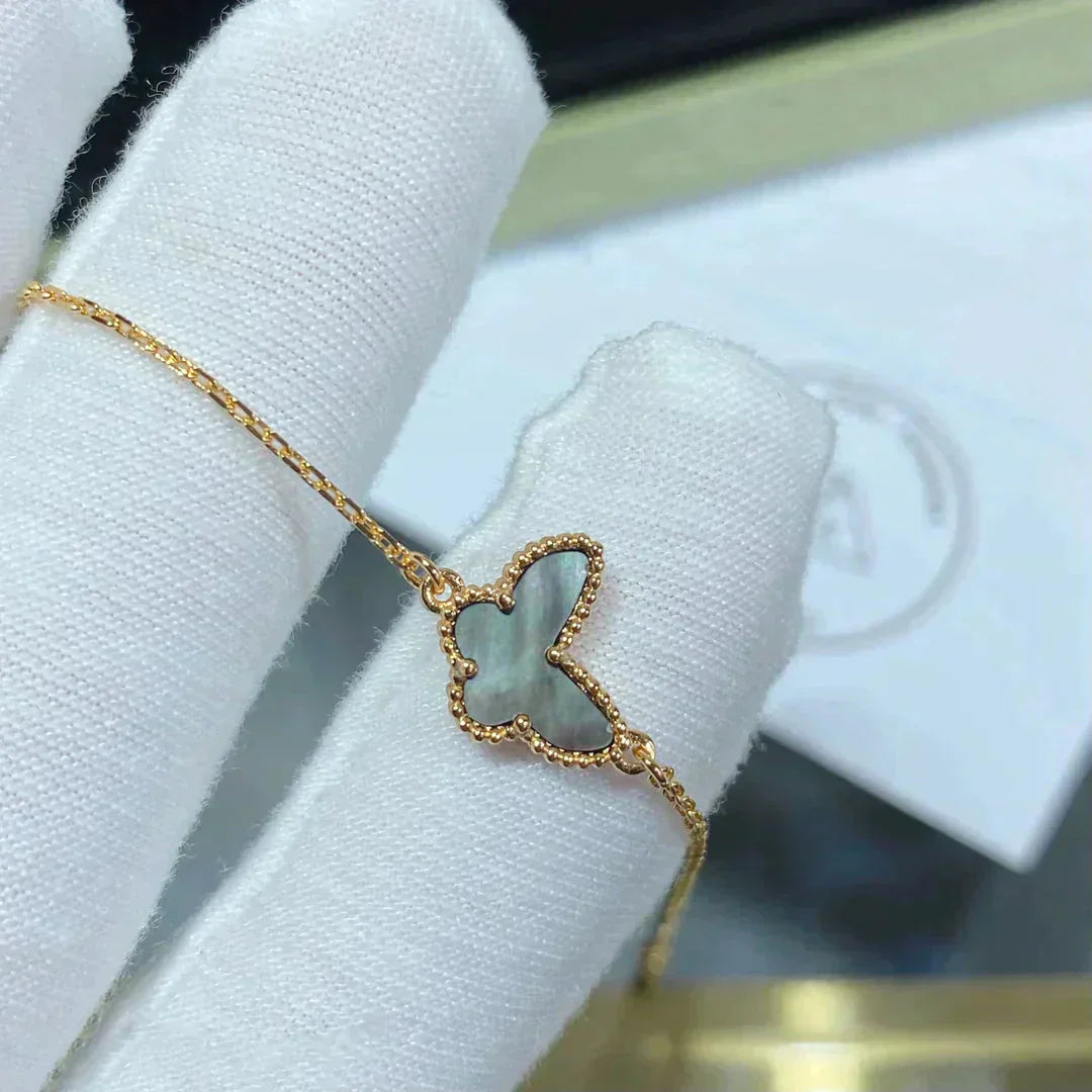 [Vellora Opalyn]BUTTERFLY DARK MOP BUTTERFLY BRACELET
