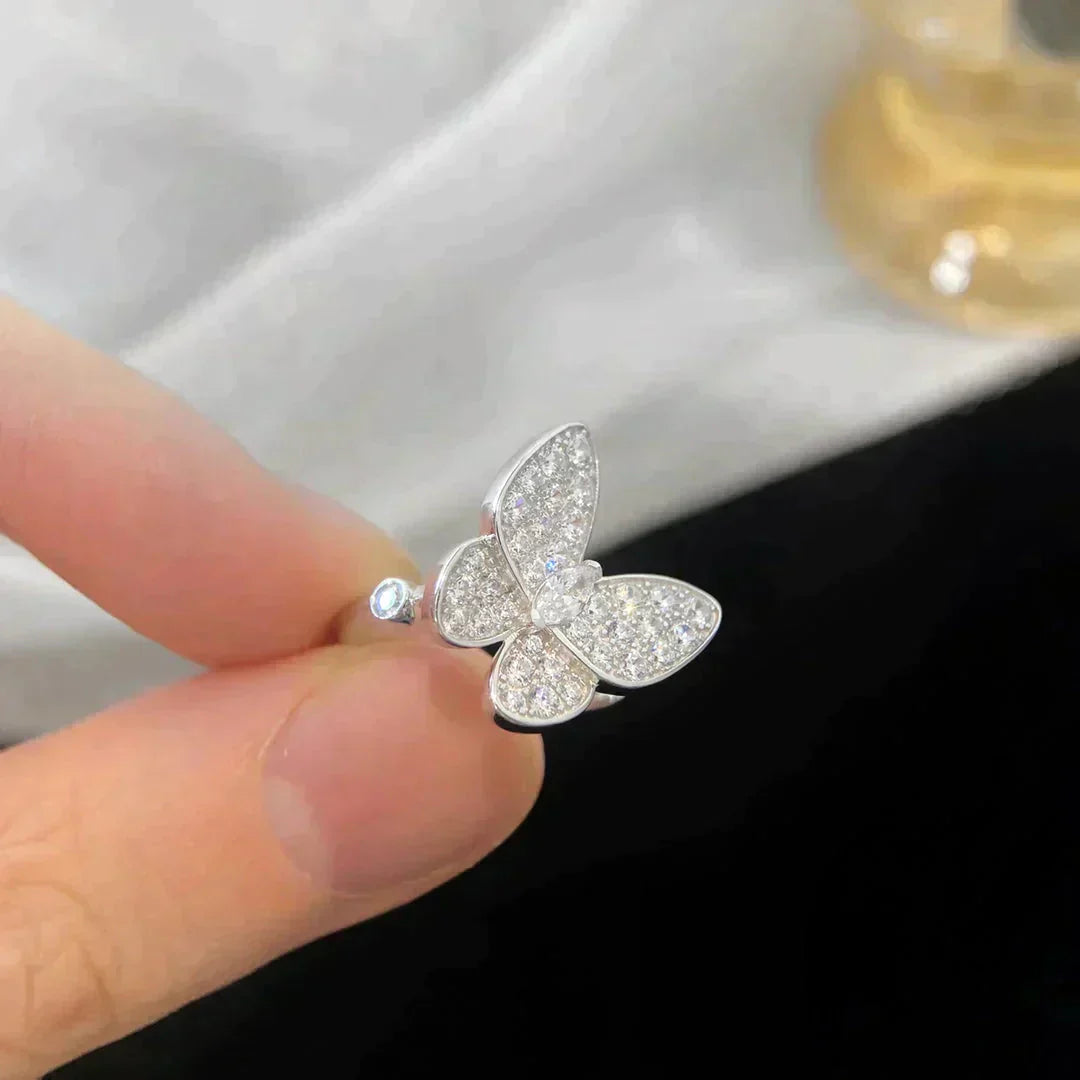 [Vellora Opalyn]BUTTERFLY DIAMOND RING