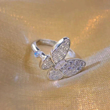 [Vellora Opalyn]BUTTERFLY DIAMOND RING