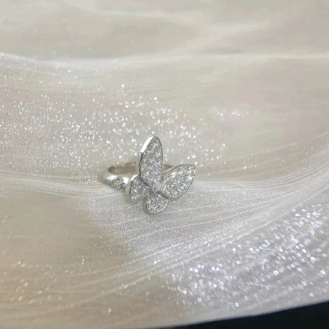 [Vellora Opalyn]BUTTERFLY DIAMOND RING