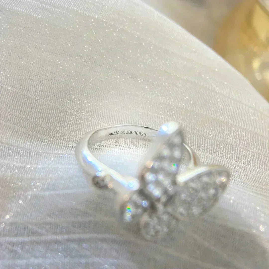 [Vellora Opalyn]BUTTERFLY DIAMOND RING