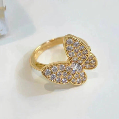[Vellora Opalyn]BUTTERFLY DIAMOND RING