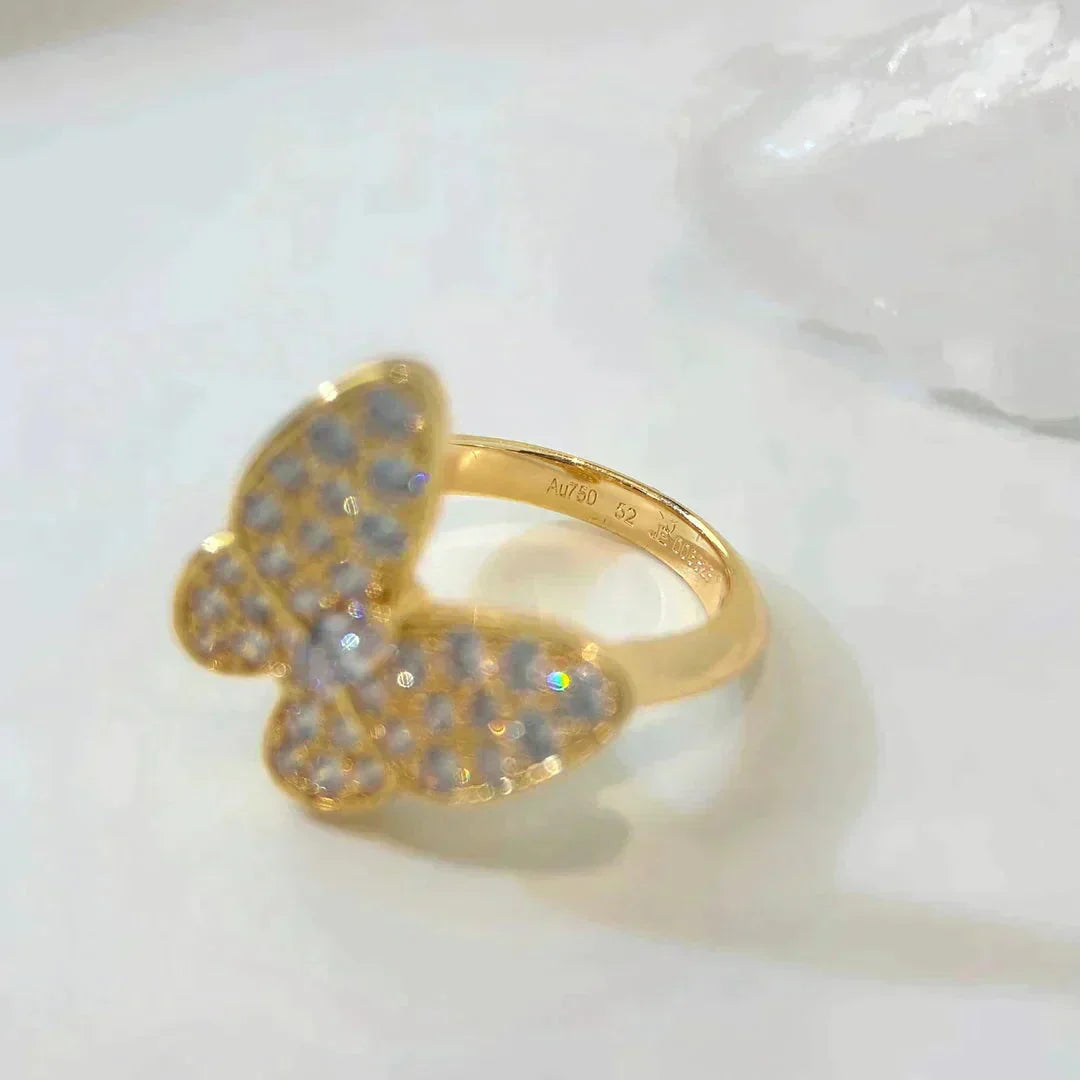 [Vellora Opalyn]BUTTERFLY DIAMOND RING