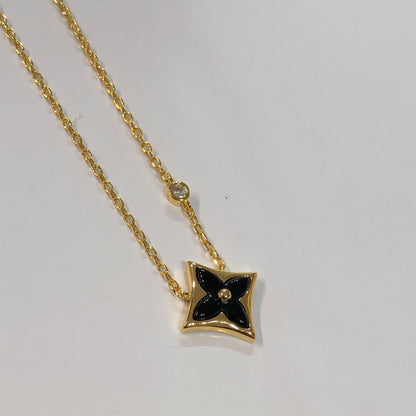 [Vellora Opalyn]STAR BLACK MOP NECKLACE