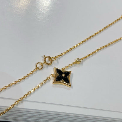[Vellora Opalyn]STAR BLACK MOP NECKLACE
