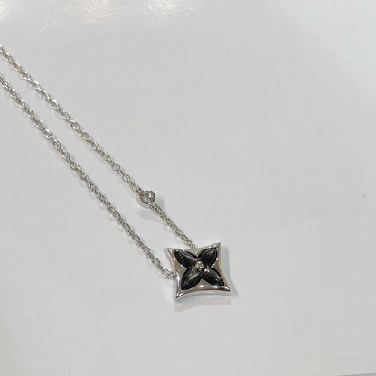 [Vellora Opalyn]STAR BLACK MOP NECKLACE