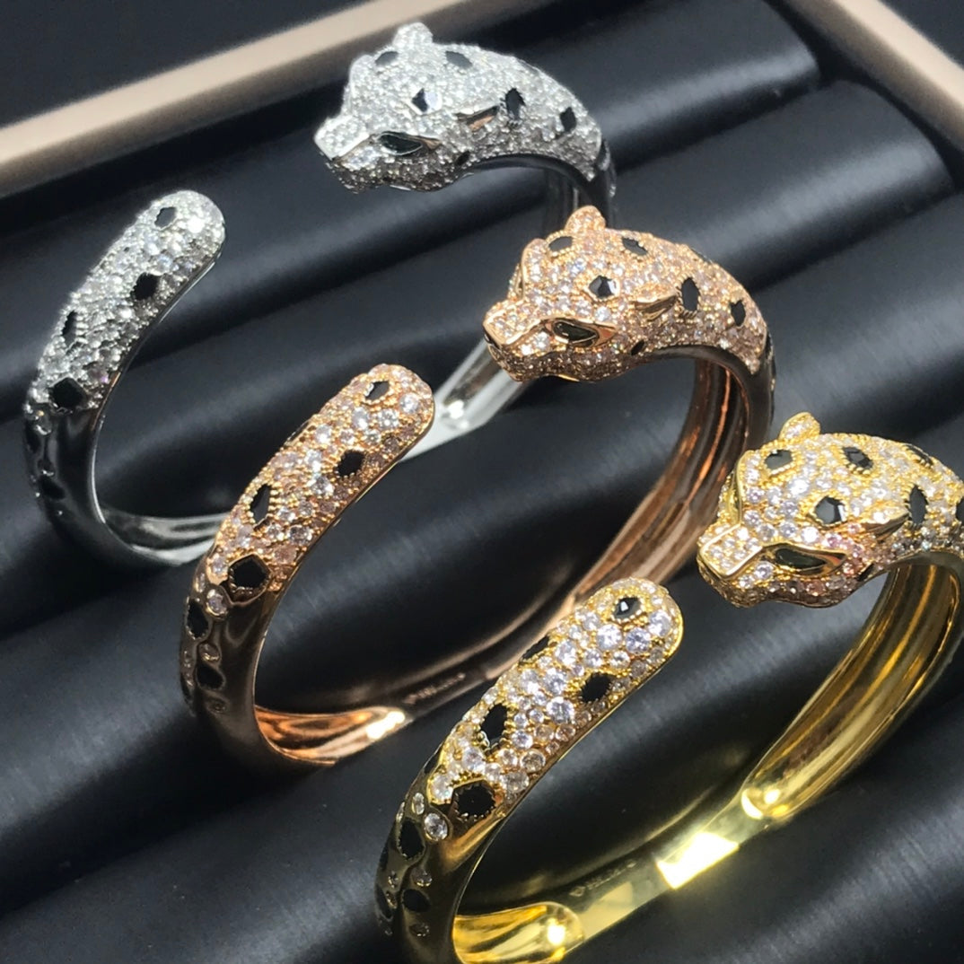 [Vellora Opalyn]PANTHERE BIG BRACELET DIAMONDS