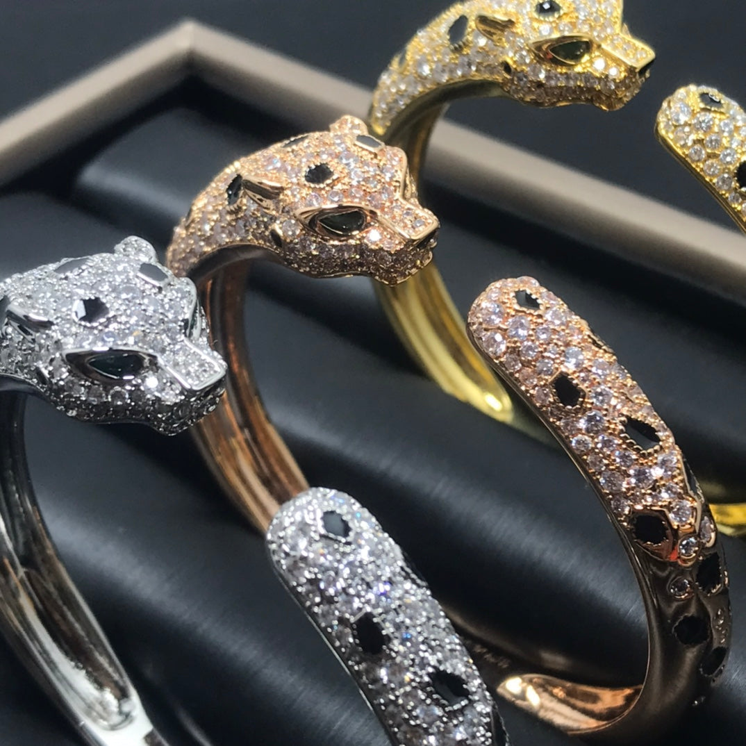 [Vellora Opalyn]PANTHERE BIG BRACELET DIAMONDS