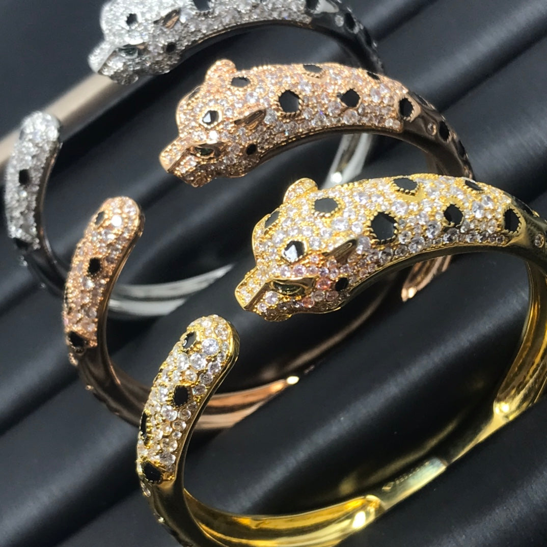 [Vellora Opalyn]PANTHERE BIG BRACELET DIAMONDS