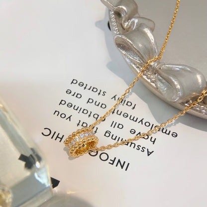 [Vellora Opalyn]PERLEE DIAMOND NECKLACE