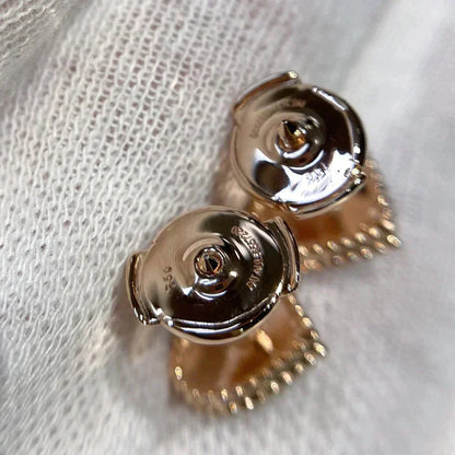 [Vellora Opalyn]HEART CARNELIAN STUD EARRINGS