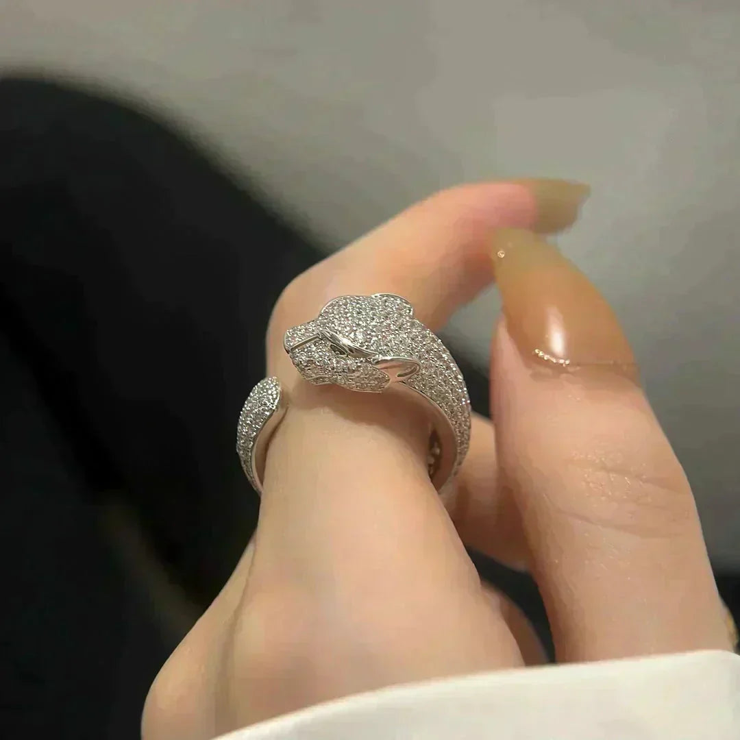 [Vellora Opalyn]PANTHERE 5.5MM ALL DIAMOND RING