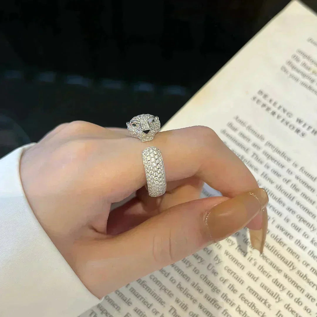 [Vellora Opalyn]PANTHERE 5.5MM ALL DIAMOND RING