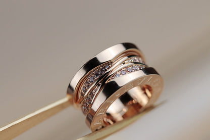 [Vellora Opalyn]ZERO 1 PINK GOLD DIAMOND NECKLACE