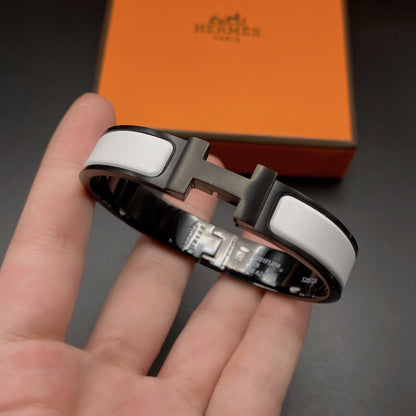 [Vellora Opalyn]H BRACELET 12MM BLACK WHITE CERAMIC