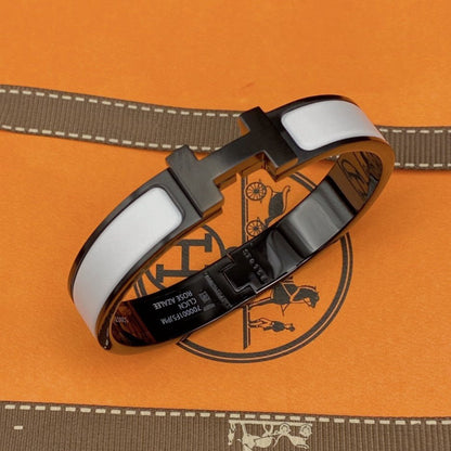[Vellora Opalyn]H BRACELET 12MM BLACK WHITE CERAMIC