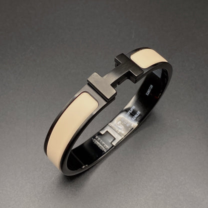 [Vellora Opalyn]H BRACELET 12MM BLACK BEIGE CERAMIC