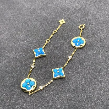 [Vellora Opalyn]STAR AND SUN TURQUOISE 4 MOTIFS 3 DIAMONDS