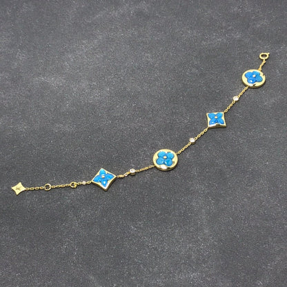 [Vellora Opalyn]STAR AND SUN TURQUOISE 4 MOTIFS 3 DIAMONDS