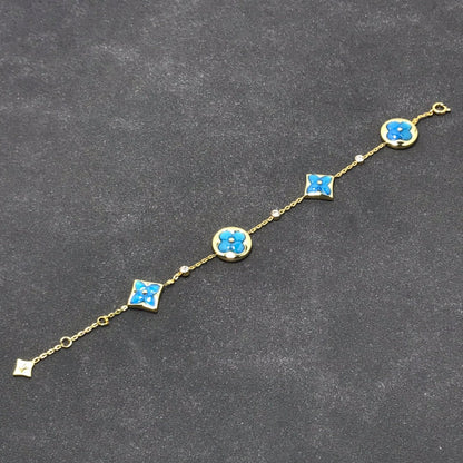 [Vellora Opalyn]STAR AND SUN TURQUOISE 4 MOTIFS 3 DIAMONDS
