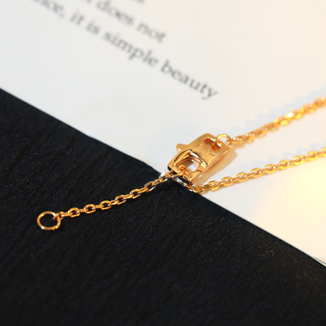 [Vellora Opalyn]STAR AND SUN DIAMOND PINK GOLD NECKLACE