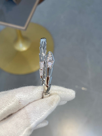 [Vellora Opalyn]SERPENTI BRACELET DIAMONDS SILVER