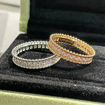 [Vellora Opalyn]PERLEE DIAMOND ROSE GOLD RING