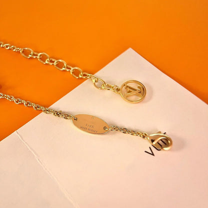 [Vellora Opalyn]LOGO STAR MOTIF GOLD BRACELET