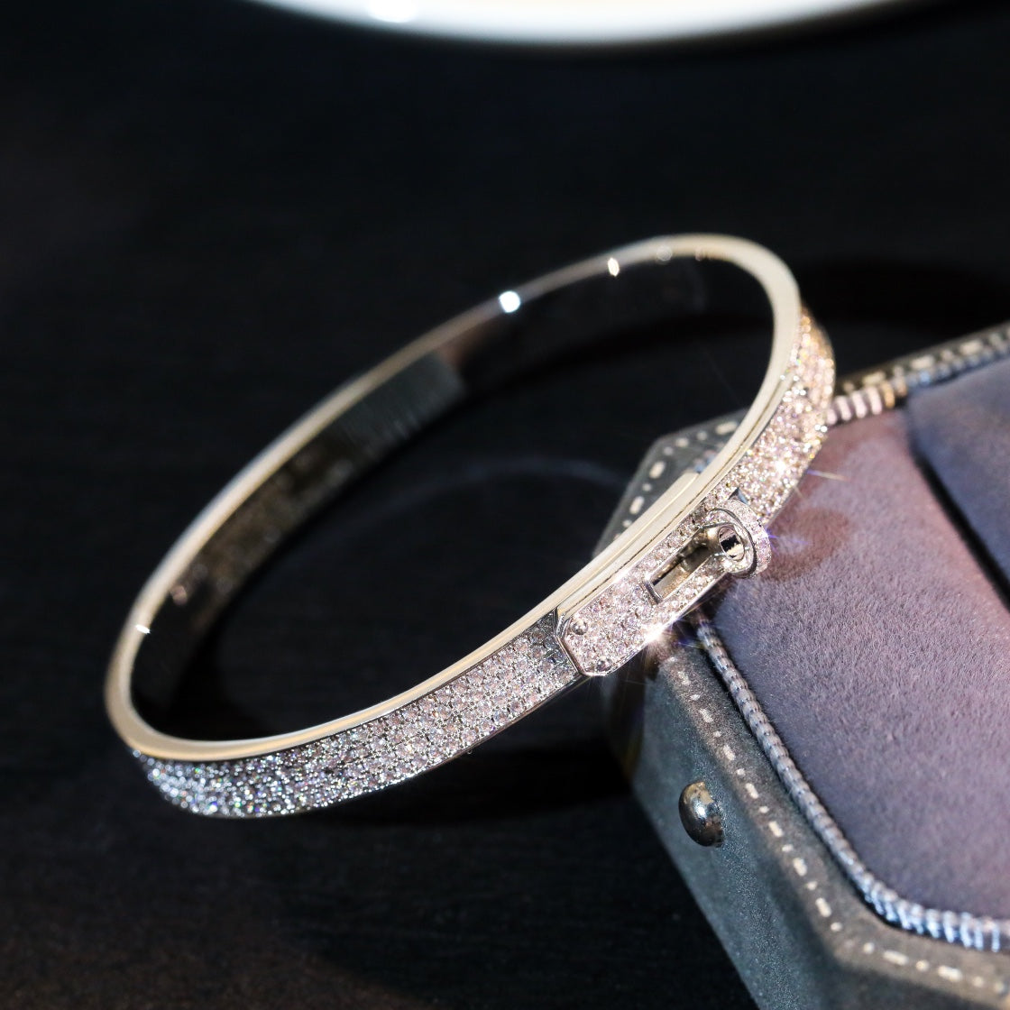 [Vellora Opalyn]KELLY BRACELET DIAMOND PAVED
