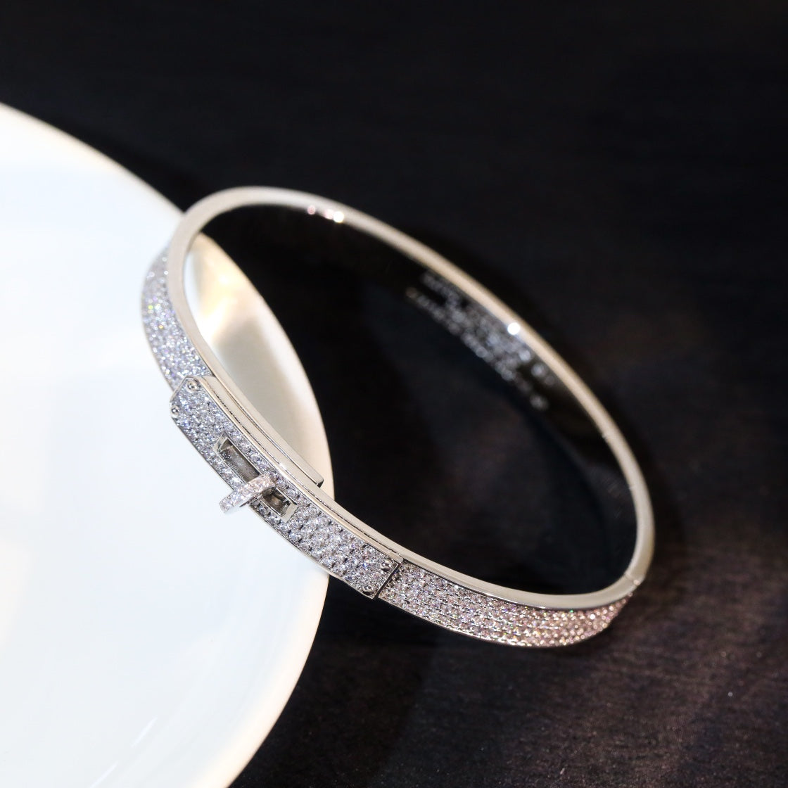 [Vellora Opalyn]KELLY BRACELET DIAMOND PAVED