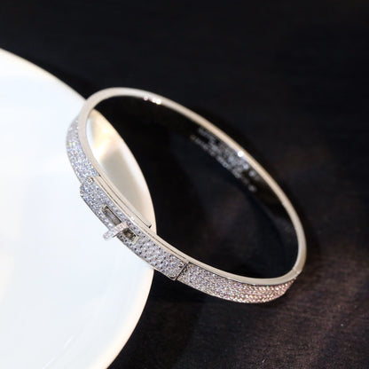 [Vellora Opalyn]KELLY BRACELET DIAMOND PAVED