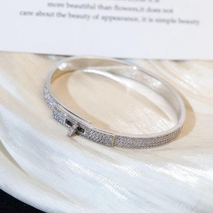 [Vellora Opalyn]KELLY BRACELET DIAMOND PAVED