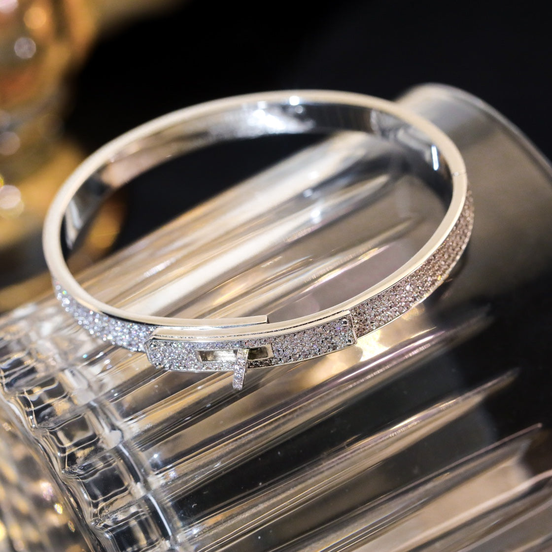 [Vellora Opalyn]KELLY BRACELET DIAMOND PAVED