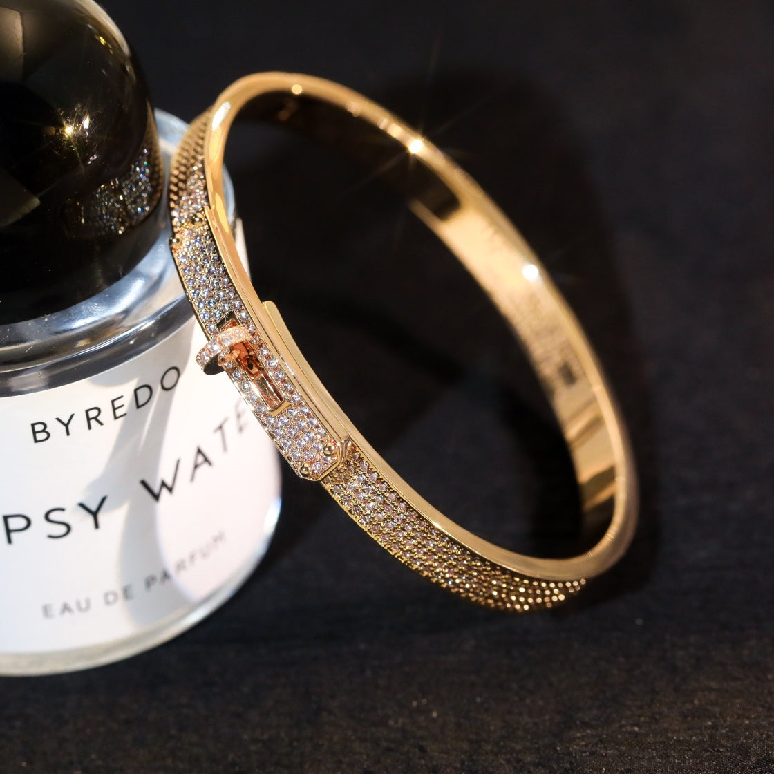 [Vellora Opalyn]KELLY BRACELET DIAMOND PAVED