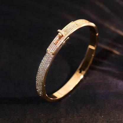 [Vellora Opalyn]KELLY BRACELET DIAMOND PAVED