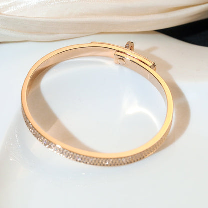 [Vellora Opalyn]KELLY BRACELET DIAMOND PAVED