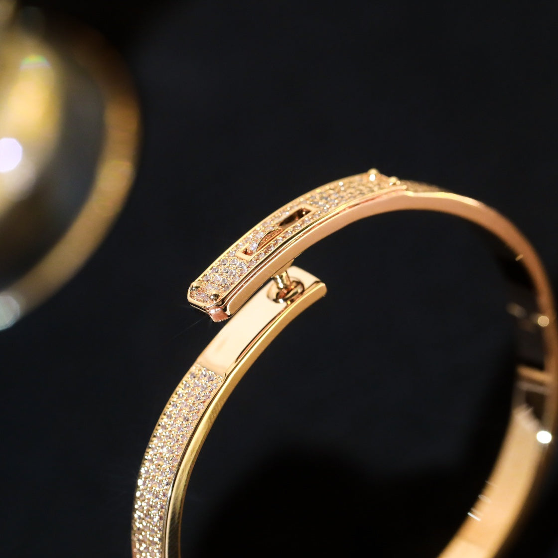 [Vellora Opalyn]KELLY BRACELET DIAMOND PAVED