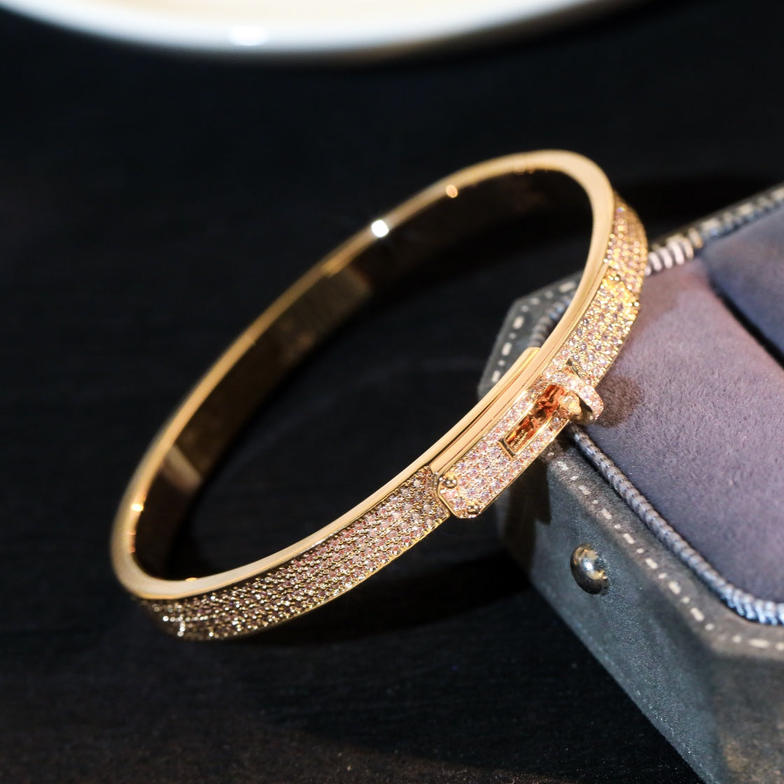 [Vellora Opalyn]KELLY BRACELET DIAMOND PAVED