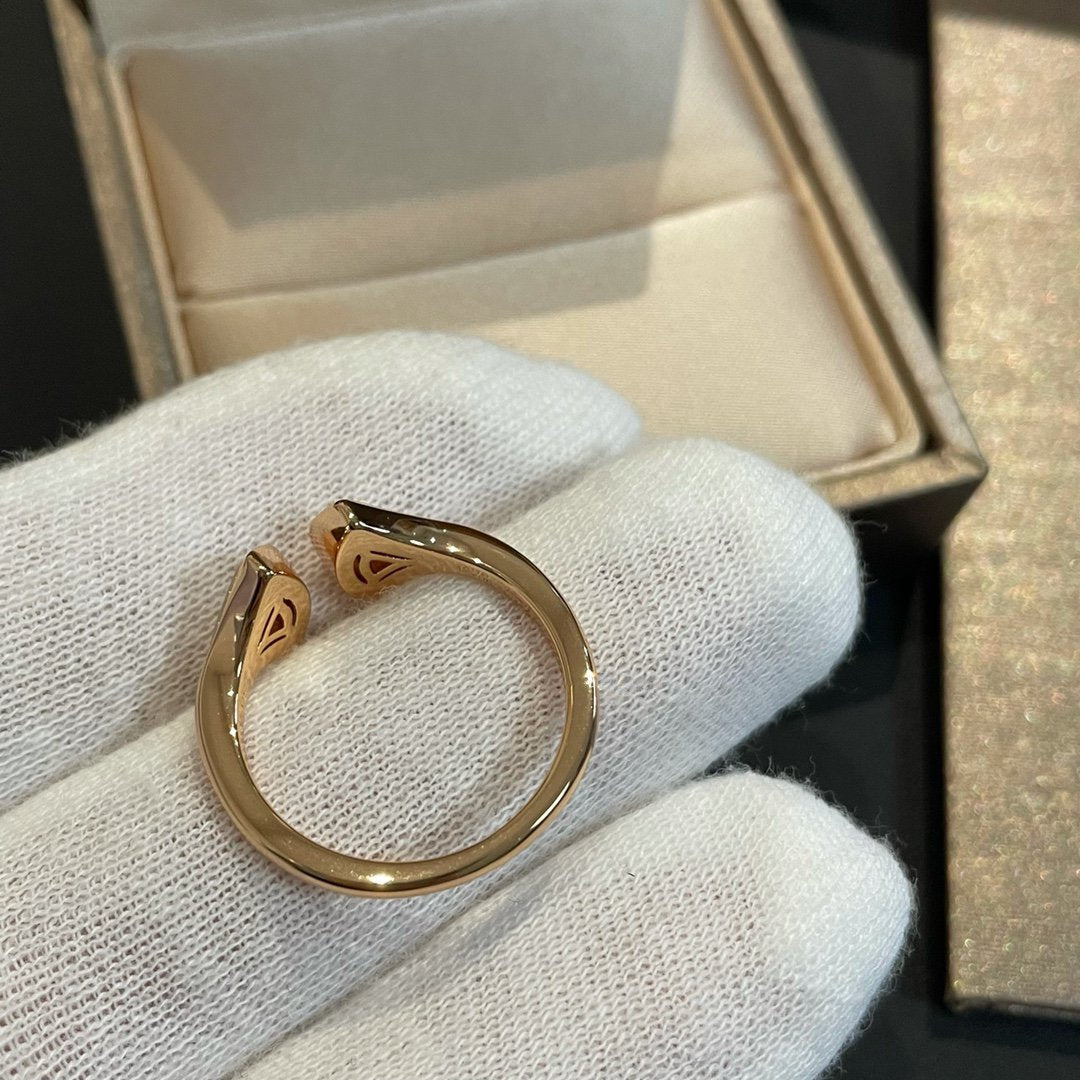 [Vellora Opalyn]DREAM MOP DIAMOND OPEN RING