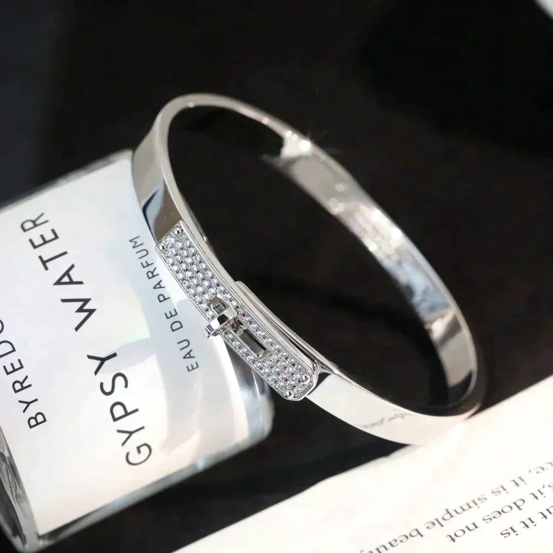 [Vellora Opalyn]KELLY SILVER DIAMOND BRACELET