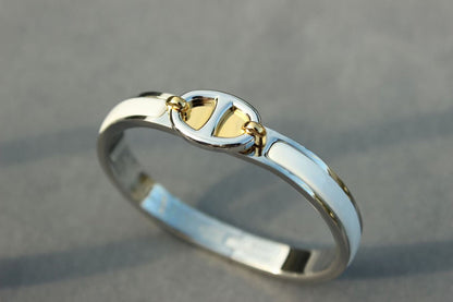 [Vellora Opalyn]CLIC CHAINE SILVER BRACELET
