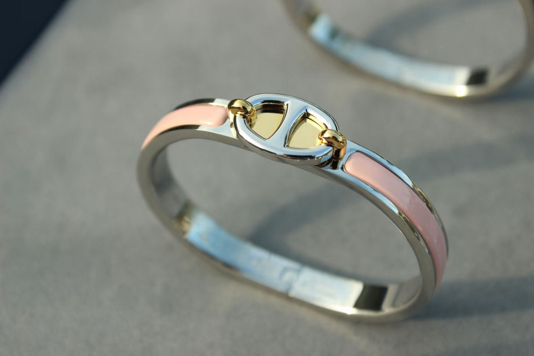 [Vellora Opalyn]CLIC CHAINE SILVER BRACELET